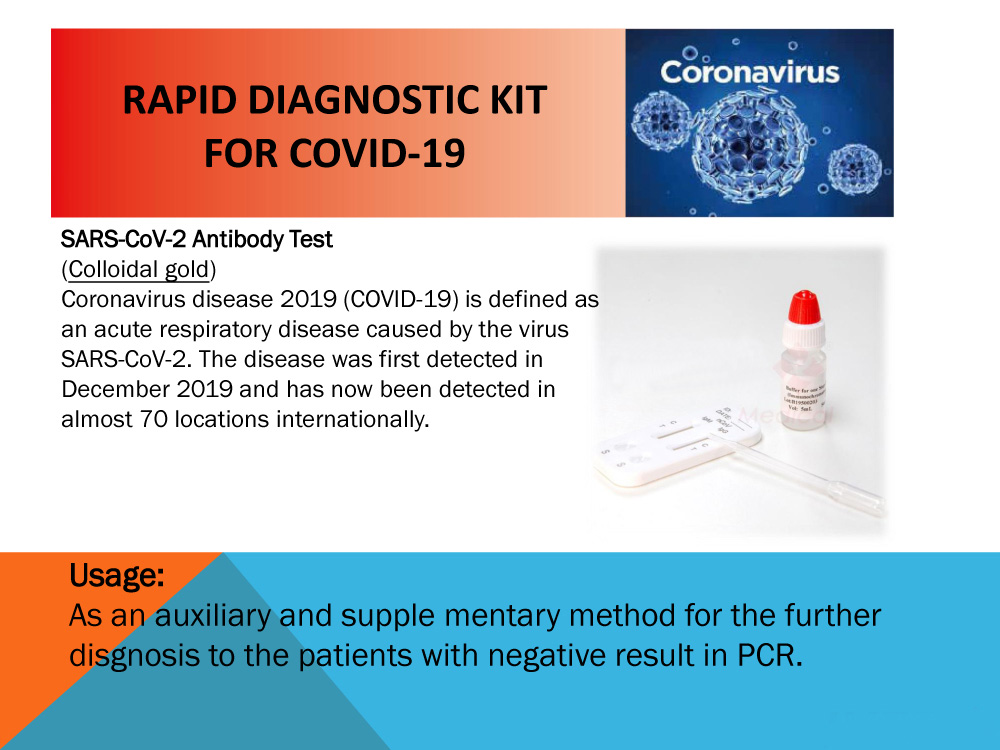 2019-nCov Corona virus test kit