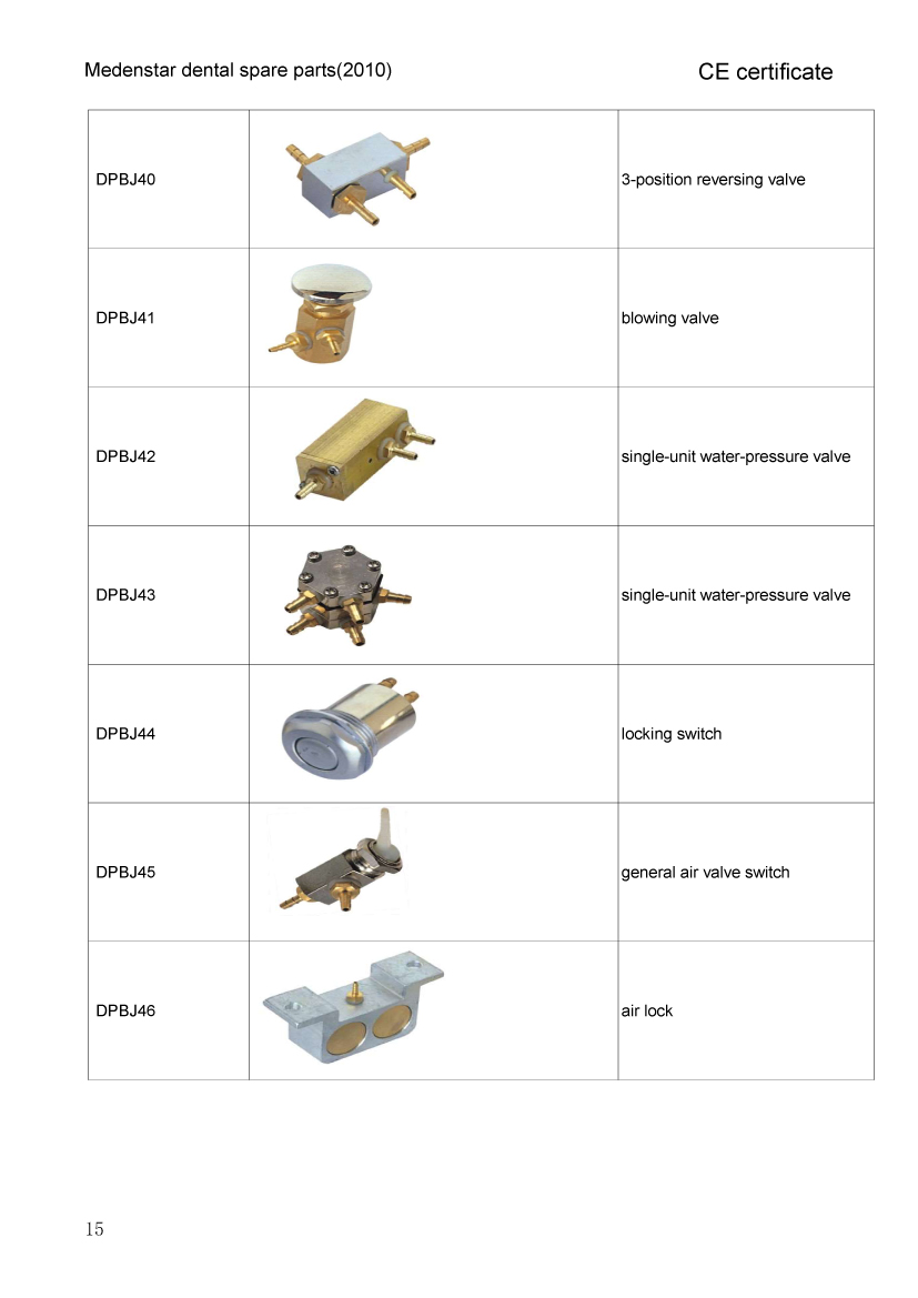all dental unit  parts