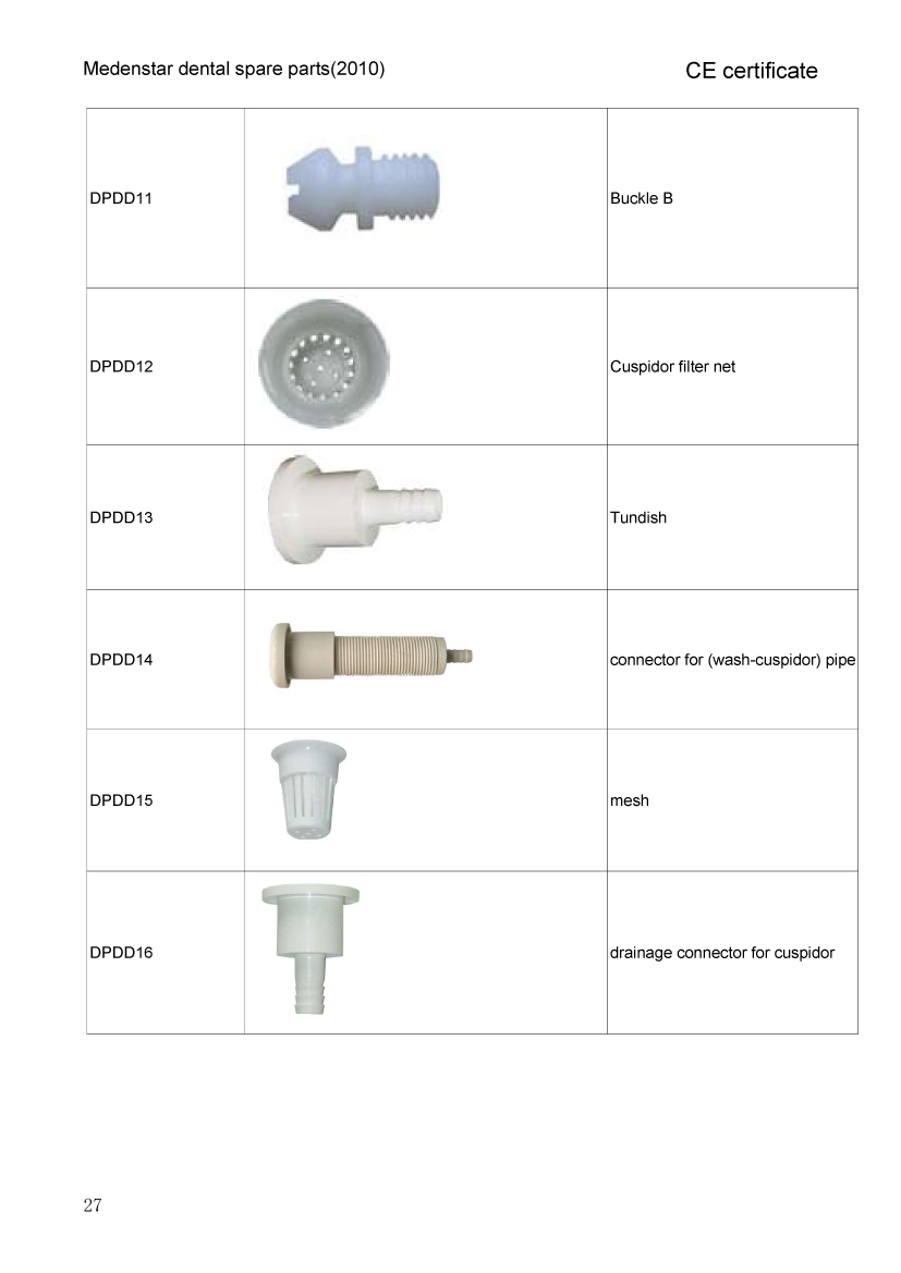 all dental unit  parts