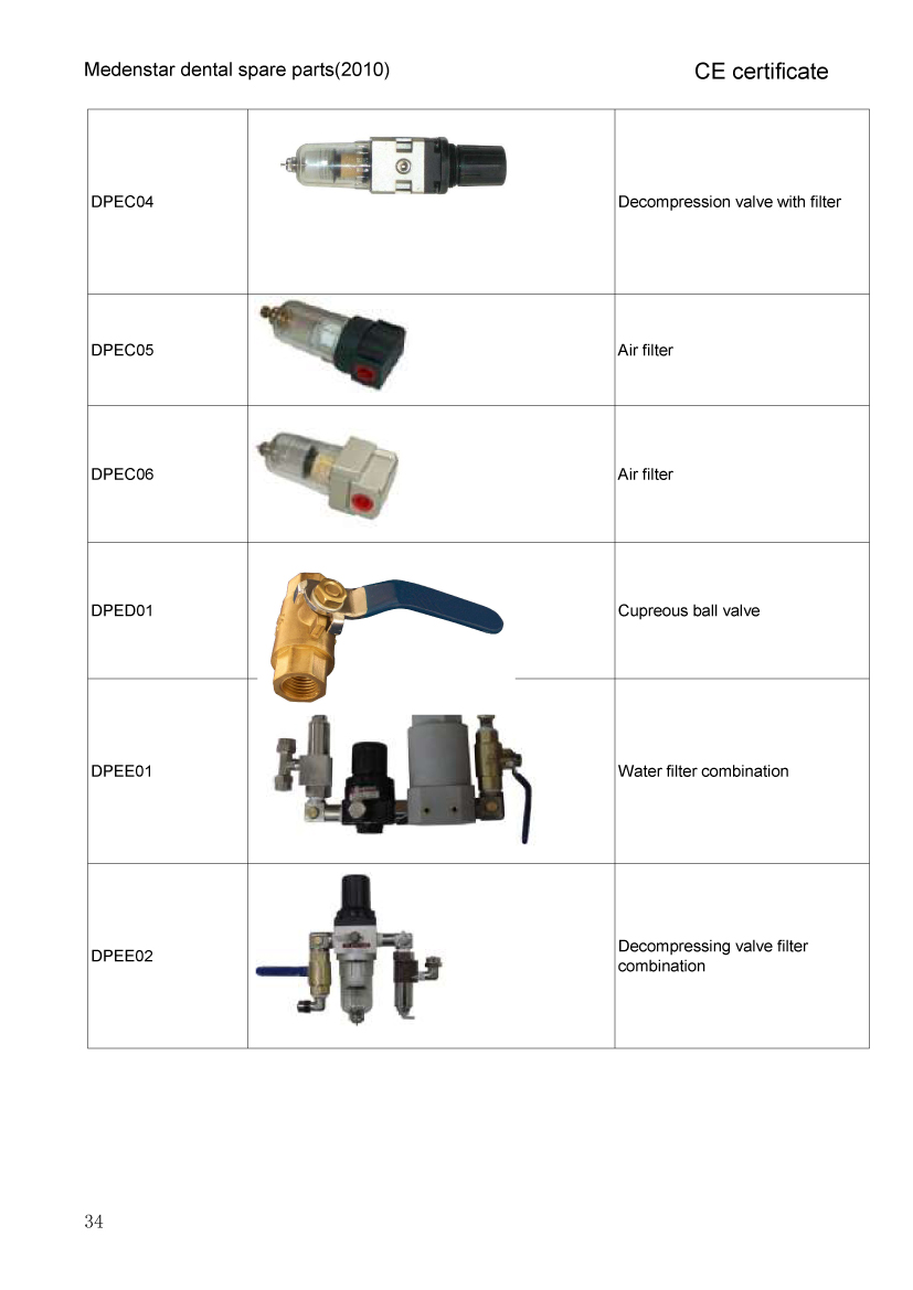 all dental unit  parts