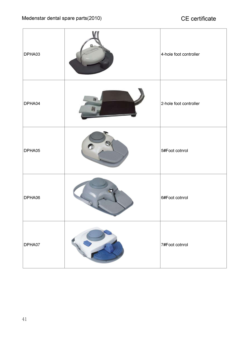 all dental unit  parts